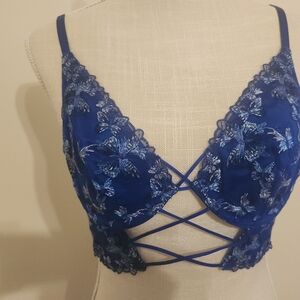 Victoria's Secret Royal Blue Lace Bra